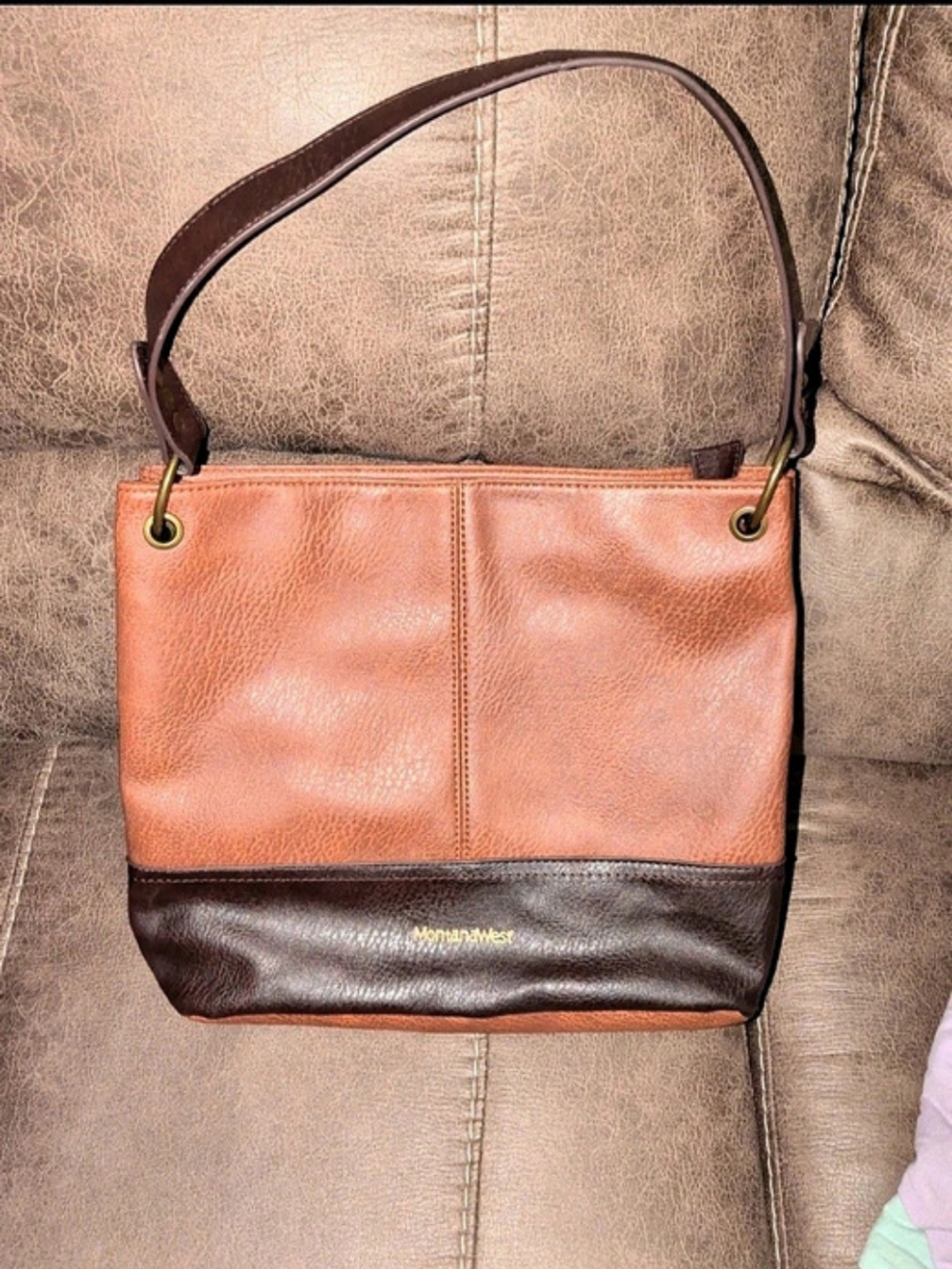Montana West Shoulder Bag in Brown